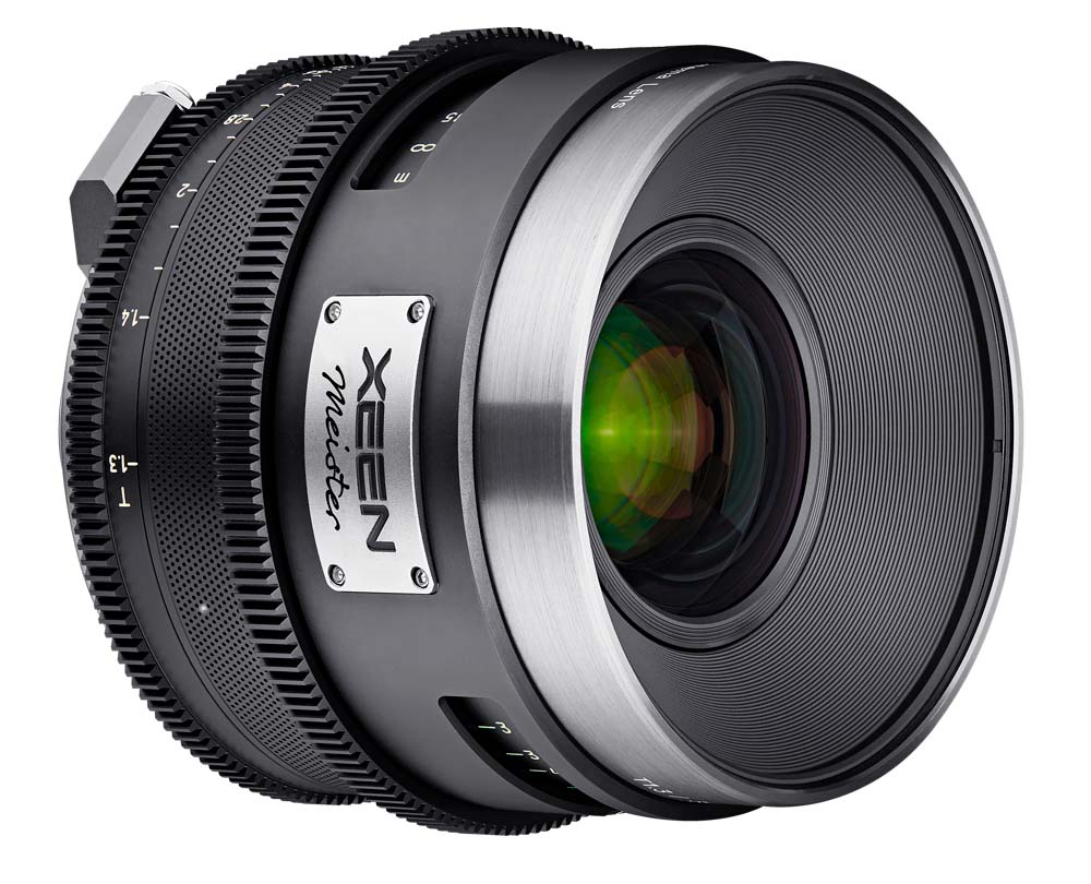 XEEN Meister front angle Obiettivi Xeen: Samyang lancia le nuove lenti premium Xeen